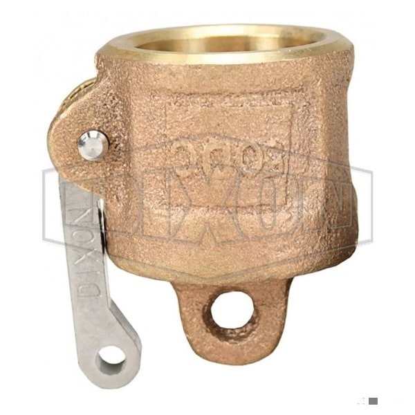 Type DC Cam and Groove Dust Cap, 1/2 in, Brass, Domestic